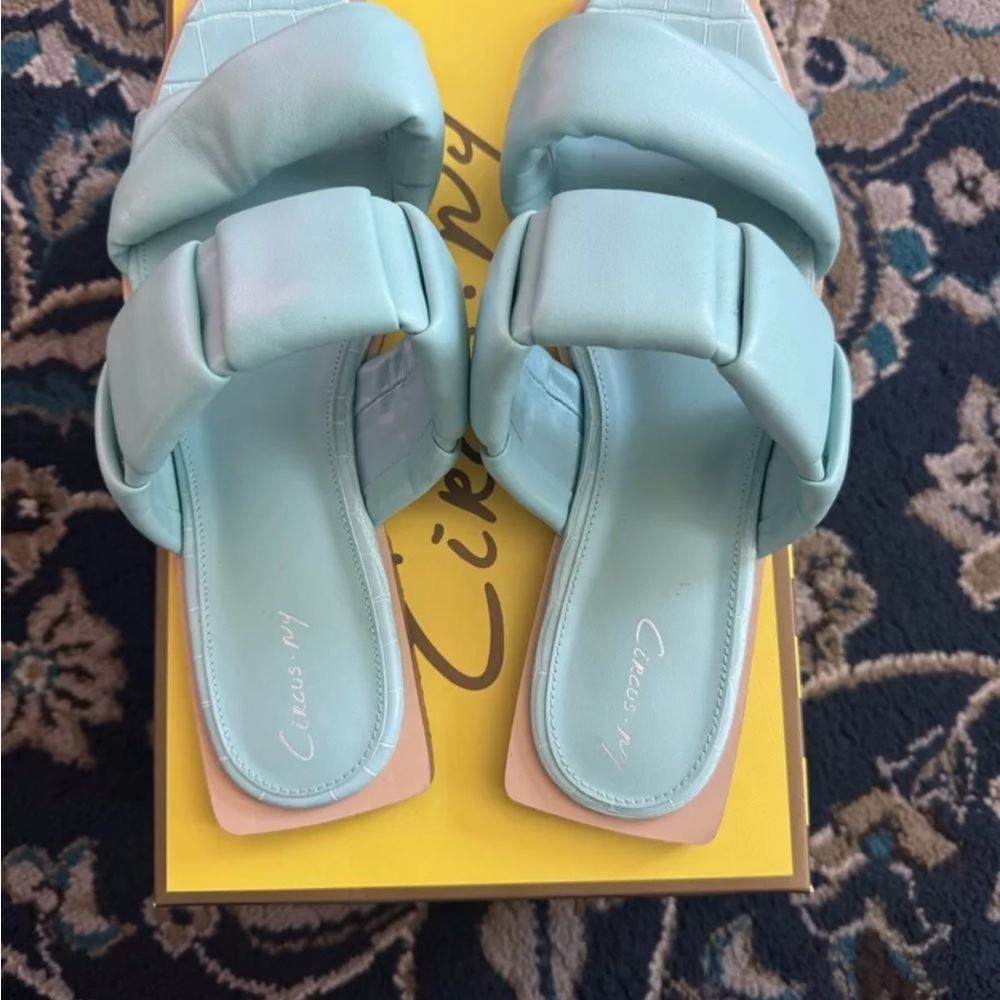 Summery Blue Sandals